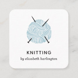 編み物手作りニット・クロシェのクラフト用品 スクエア名刺