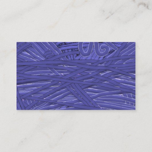 編み物業 名刺 (裏面)