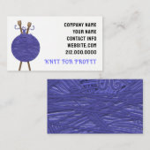 編み物業 名刺 (正面/裏面)