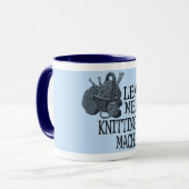 編み物機械 マグカップ (正面左)