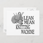 編み物機 ポストカード (正面/裏面)