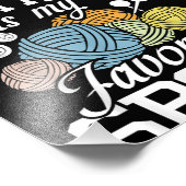 編み物殺人が間違っているからだ フォトプリント            (角)