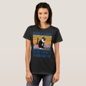 編み物殺人犯は猫編み物 Tシャツ (正面フル)