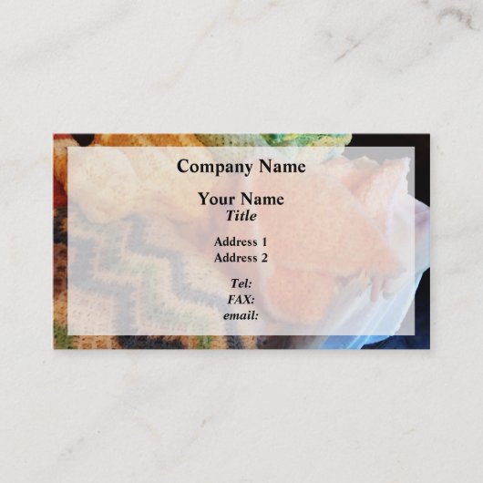 編み物用ベビー 名刺 (正面)