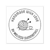 編み物糸クラフトのボール手作りLove 1 セルフインキングスタンプ (デザイン)