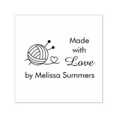 編み物糸クラフトのボール3 セルフインキングスタンプ (デザイン)