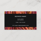 編み物糸手紡織写真 名刺 (裏面)