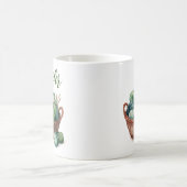 編み物糸擬人化コーヒーニッター贈り物 コーヒーマグカップ (中央)