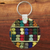 編み物糸 キーホルダー (正面)