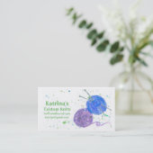 編み物糸 名刺 (スタンド正面)