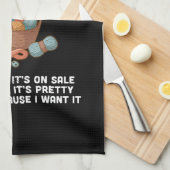 編み物編み物バスケット キッチンタオル (四つ折り)