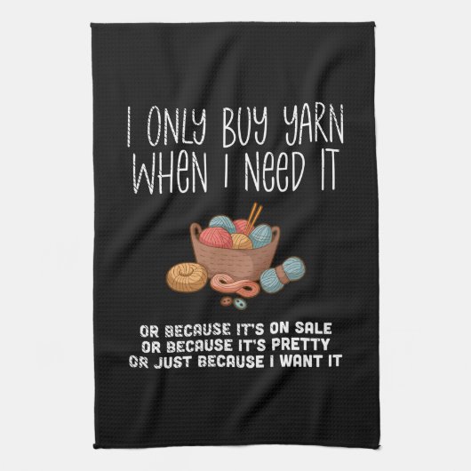 編み物編み物バスケット キッチンタオル (縦)