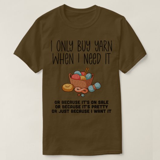 編み物編み物バスケット Tシャツ (デザイン正面)