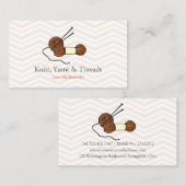 編み物製糸工業 名刺 (正面/裏面)