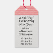 編み物贈与又は事業 ギフトタグ (裏面)