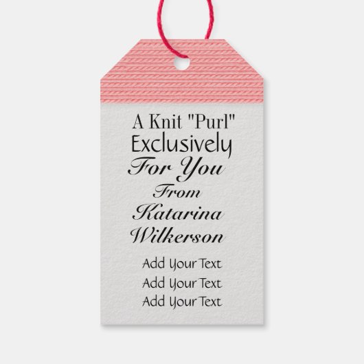 編み物贈与又は事業 ギフトタグ (裏面)