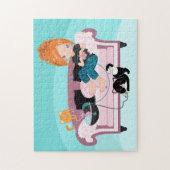 編み物遠くに ジグソーパズル (縦)