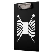 編み物針と糸の串{Dark} クリップボード (左)