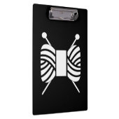 編み物針と糸の串{Dark} クリップボード (右)