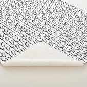 編み物針プリント工芸品 シェルパブランケット (3/4)