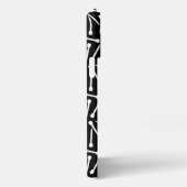 編み物針工芸品モノグラムダークアイフォンケース iPhoneケース (右側面)