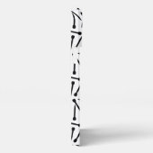 編み物針工芸品モノグラムiPhoneケース iPhoneケース (右側面)