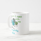 編み物針 コーヒーマグカップ (正面左)