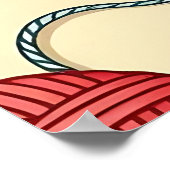編み物 かぎ針編み ソーイング ツール パターン ポスター (角)