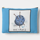 編み物 アクセサリーポーチ (正面)