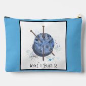 編み物 アクセサリーポーチ (裏面)