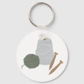 編み物 キーホルダー (裏面)