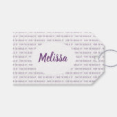 編み物 ギフトタグ (正面(横))