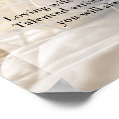 編み物、クラフト、人生の祭り　葬儀の写真 ポスター (角)