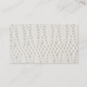 編み物&クロシェインストラクタービジネスカー 名刺 (裏面)