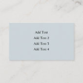 編み物/クロシェ手作り 名刺 (裏面)