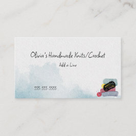 編み物/クロシェ手作り 名刺