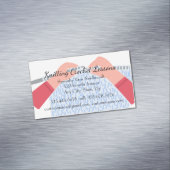 編み物&クロチェットレッスンインストラクター マグネット名刺 (インサイチュ)