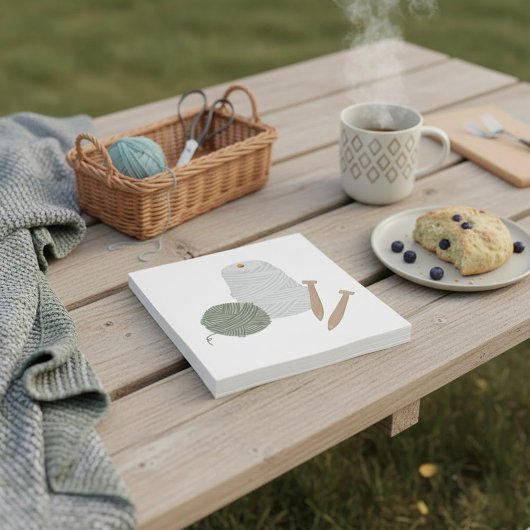 編み物 スタンダードランチョンナプキン