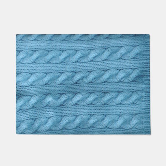 編み物 ドアマット (正面)