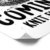 編み物 |ニット裁縫マシンギフトアイディア ポスター (角)