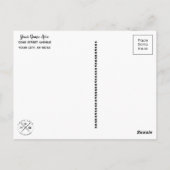 編み物&ヤーンオンホワイトファークラフツ ポストカード (裏面)