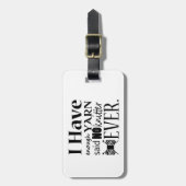 編み物 – 不十分なヤーンクラフト ラゲッジタグ (正面縦)