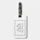 編み物 – 不十分なヤーンクラフト ラゲッジタグ (裏面縦)