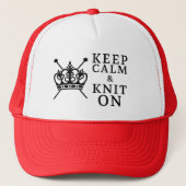 編み物・保Calm Nite On Crafts キャップ (正面)