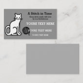 編み物 名刺 (正面/裏面)