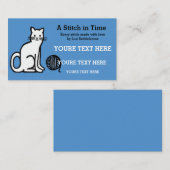 編み物 名刺 (正面/裏面)