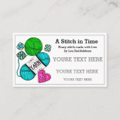 編み物 名刺 (正面)