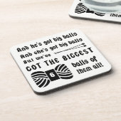 編み物・大きな玉糸工芸品 コースター (左側)