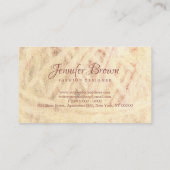 編み物 糸 編み針 手工芸 名刺 (裏面)