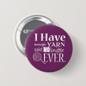 編み物・糸{Dark} 缶バッジ (正面&裏面)